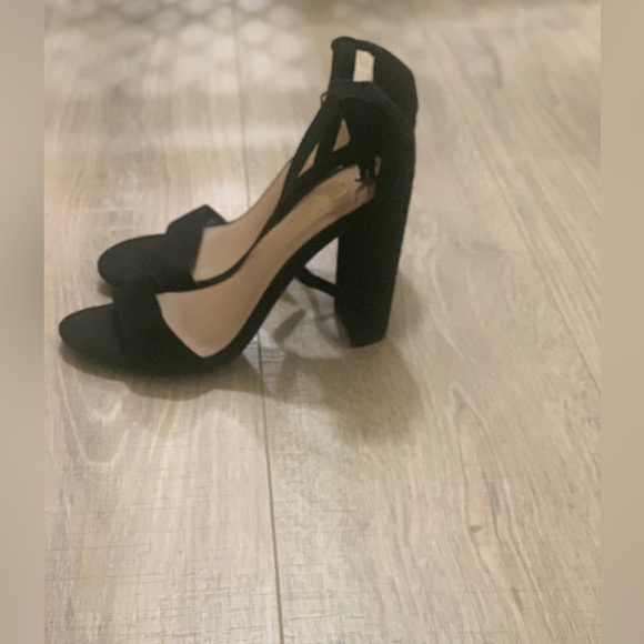 4” black suede heels from Payless. Bought them right b4 the last store closed. - Picture 5 of 5
